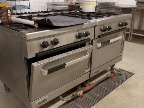 Kitchen appliances + SS tables